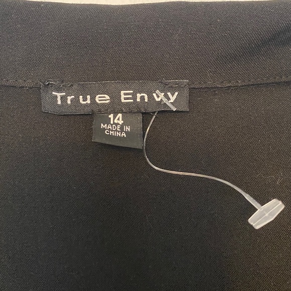 NWT Black shirt dress by true envy size 14 - Picture 4 of 5